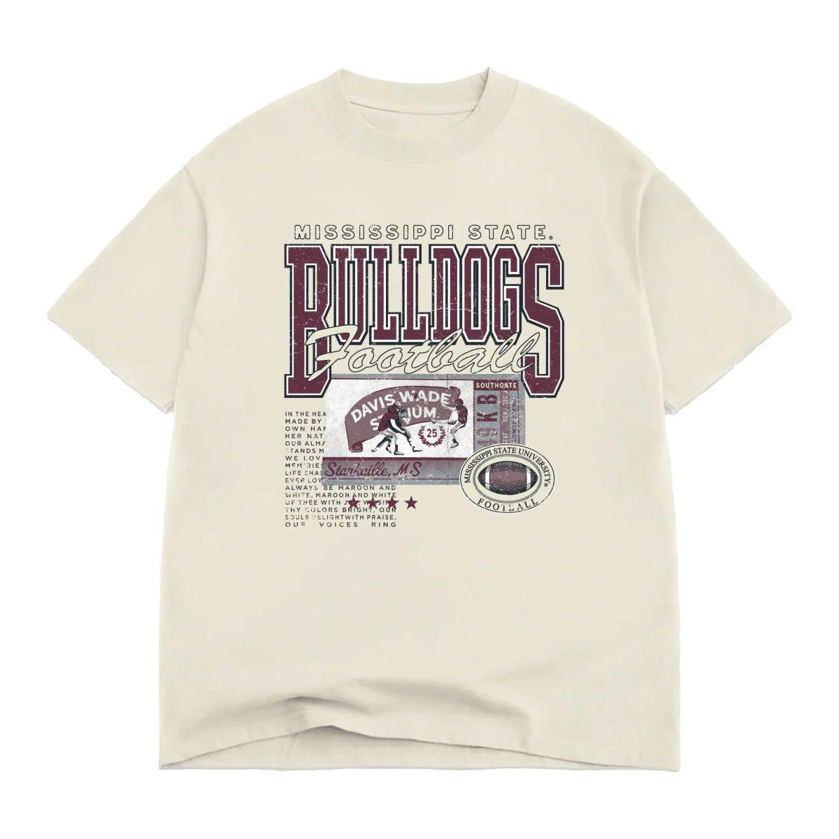 Mississippi State Ticket to Victory T-Shirt - Game Day Apparel -