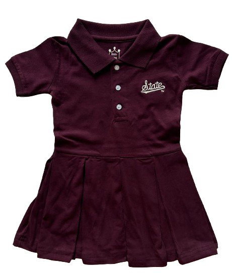 Mississippi State Toddler Team Polo Dress - Shop B - Unlimited - youth toddler