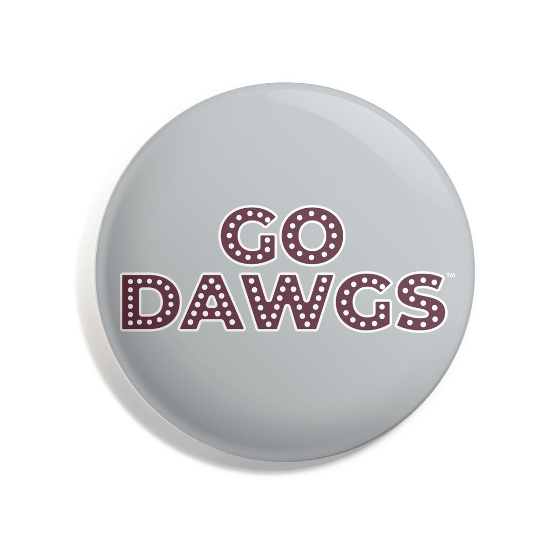 Mississippi State University Bright Lights Button - Shop B - Unlimited - novelty pin