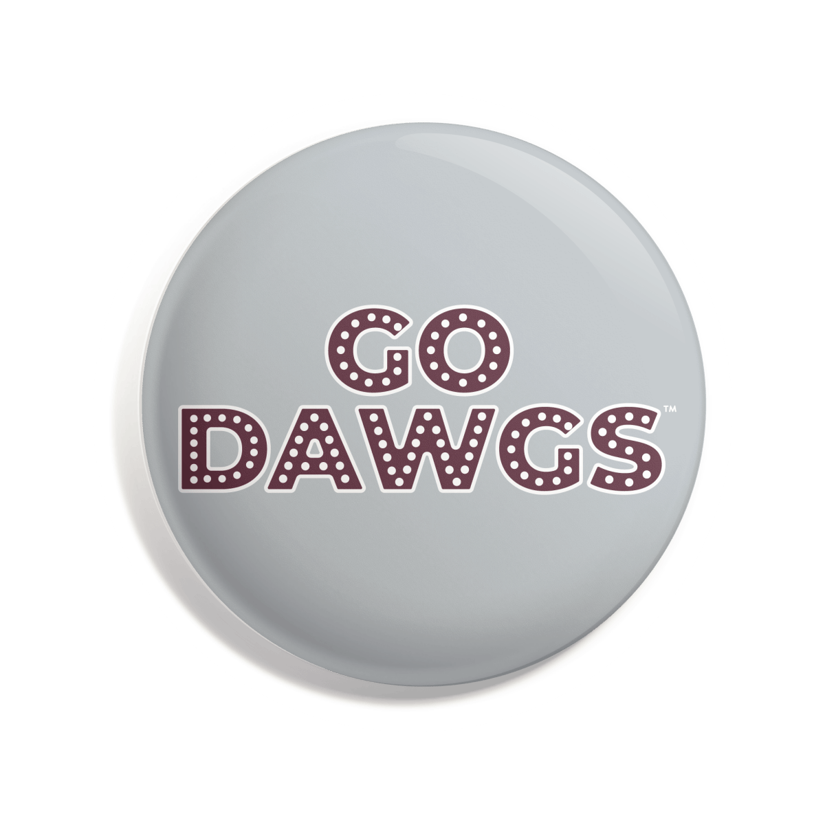 Mississippi State University Bright Lights Button - Shop B - Unlimited - novelty pin