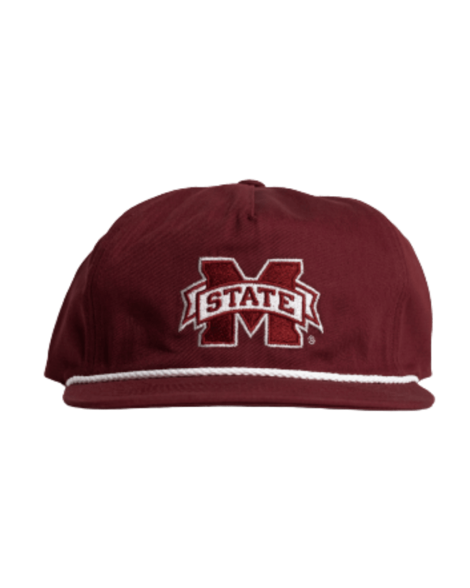 Mississippi State University Bully Rope Concho Hat - Game Day Apparel - 
