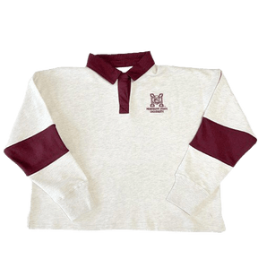 Mississippi State University Champion Super Fan Fleece Rugby Polo - Shop B - Unlimited - men resort