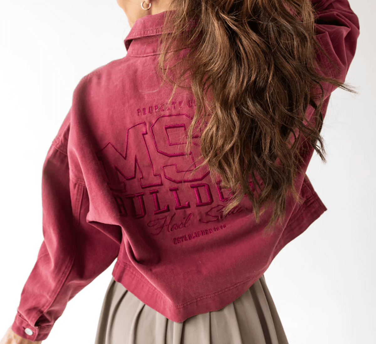 Mississippi State University Cropped Mississippi Jacket - Shop B - Unlimited - men outerwear