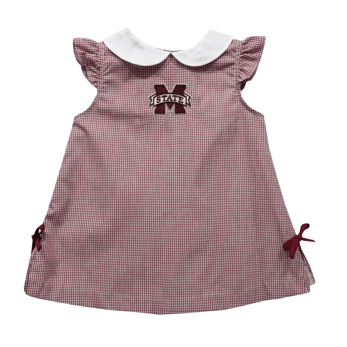 Mississippi State University Gingham A Line Dress - Shop B - Unlimited - youth infant