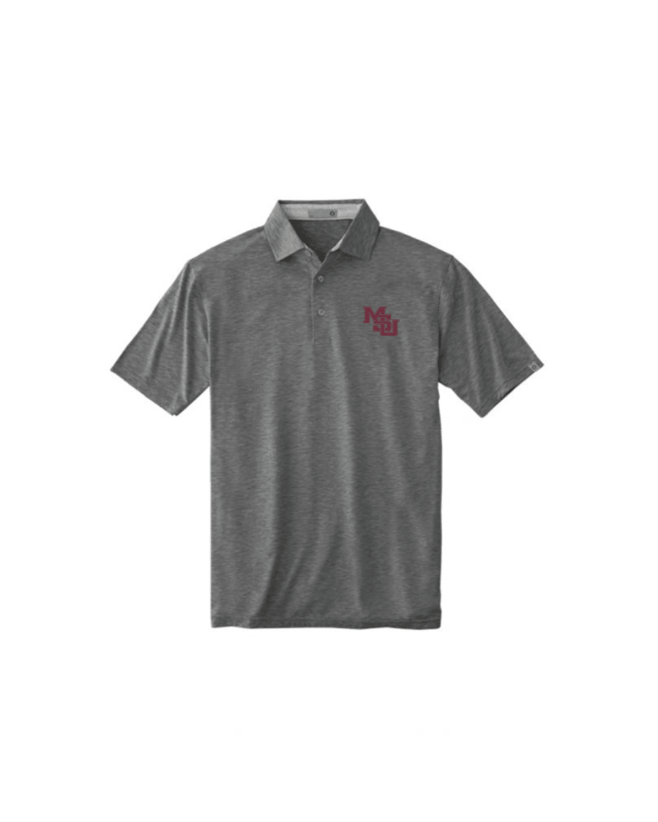 Mississippi State University Grey Tasc Cloud Polo - Game Day Apparel - Polo