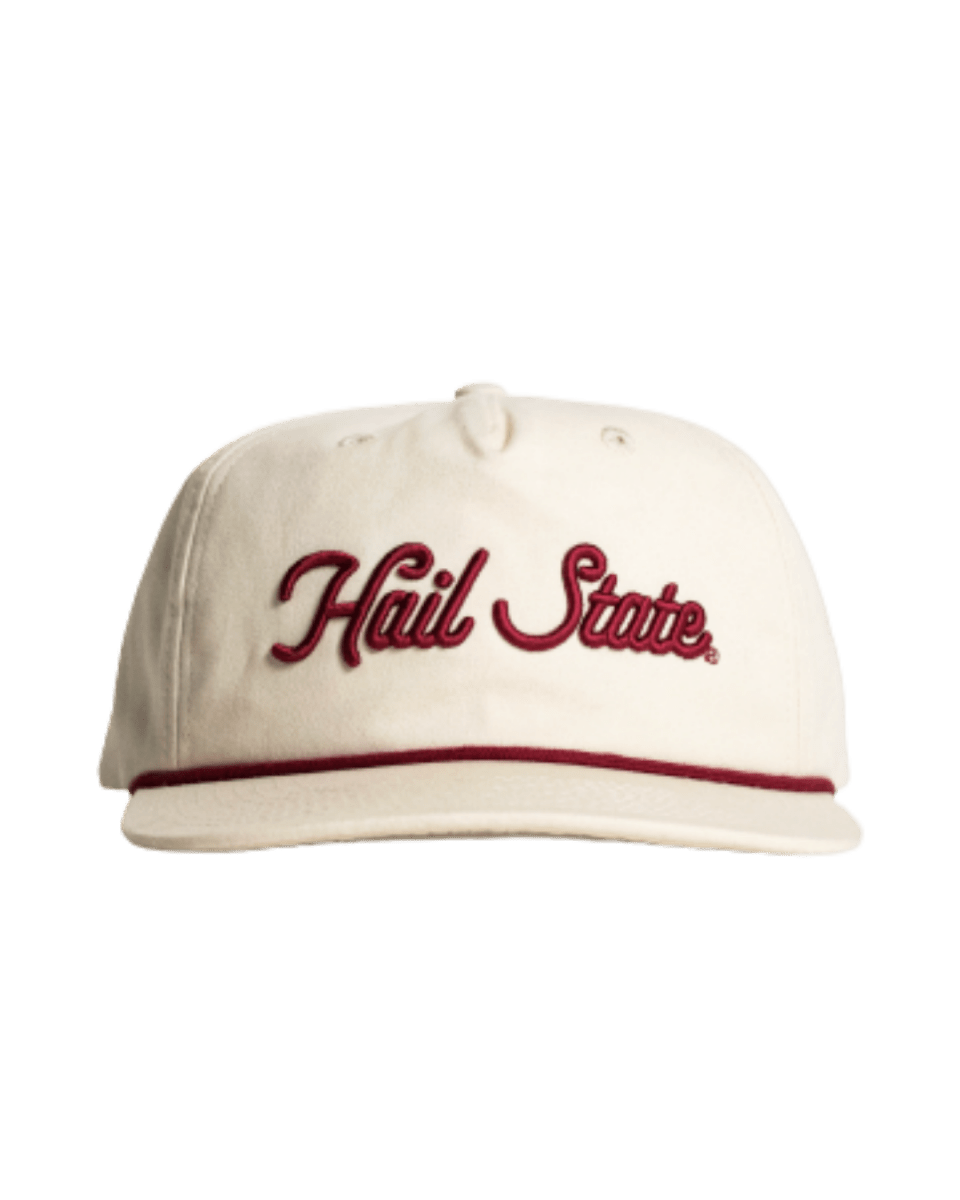 Mississippi State University Hail State Rope Concho Hat - Game Day Apparel - 