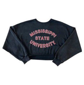 Mississippi State University Perkins Puff Crop Sweatshirt - Shop B - Unlimited - women fleece