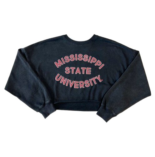 Mississippi State University Perkins Puff Crop Sweatshirt - Shop B - Unlimited - women fleece