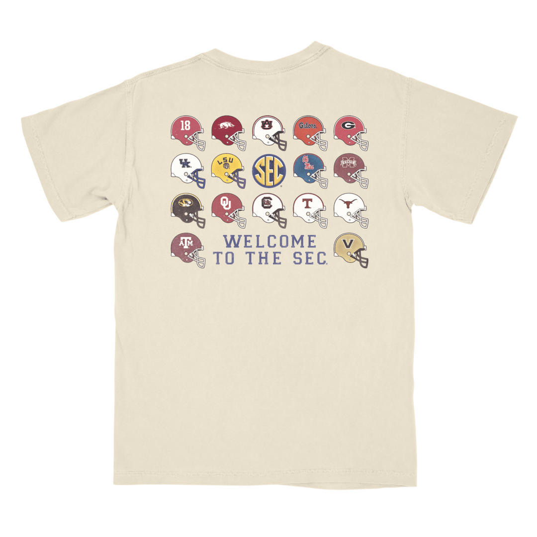 Mississippi State University SEC Football Helmet Tee - Shop B - Unlimited - men tee