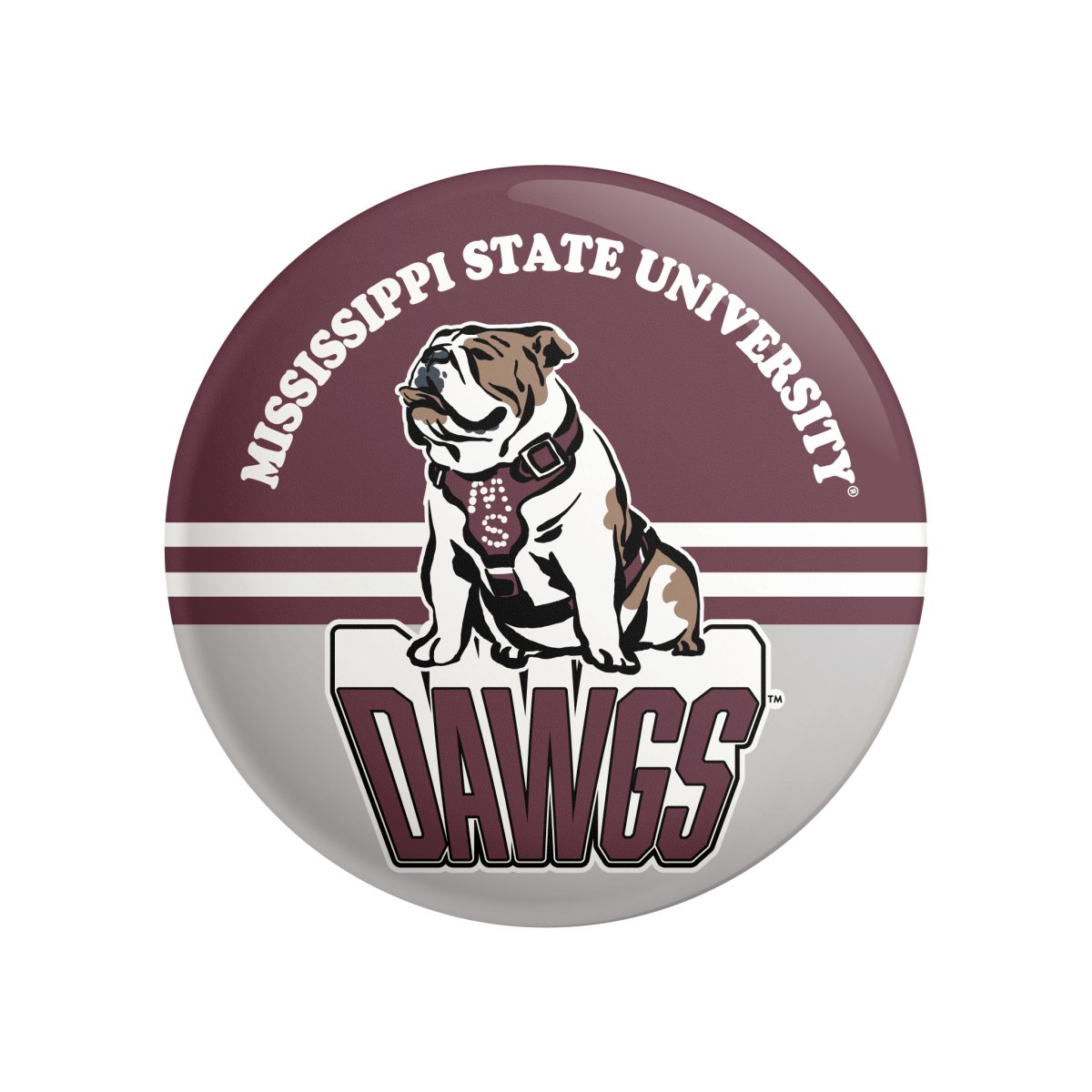 Mississippi State University Stand on Business Button - Shop B - Unlimited - novelty pin