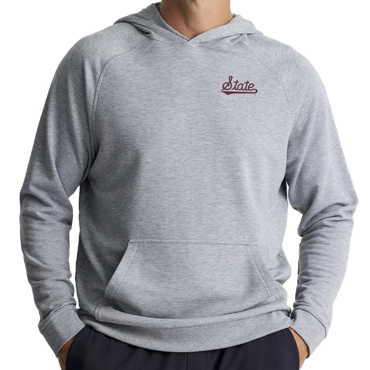 Mississippi State University State Script Free Fly Men's Fleece Hoodie - Shop B - Unlimited - men outerwear