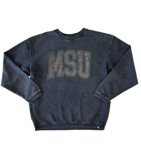 Mississippi State University Tonal Corded Crewneck Sweatshirt - Shop B - Unlimited - women fleece