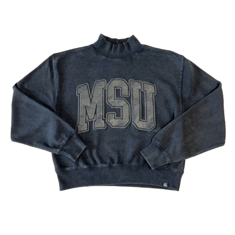 Mississippi State University Tonal Mock Neck Sweatshirt - Shop B - Unlimited - women fleece