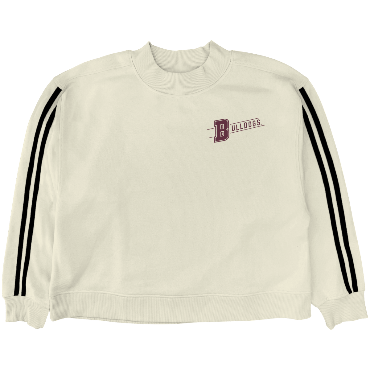Mississippi State Vintage Pennant Mock Neck Sweatshirt - Shop B - Unlimited - 