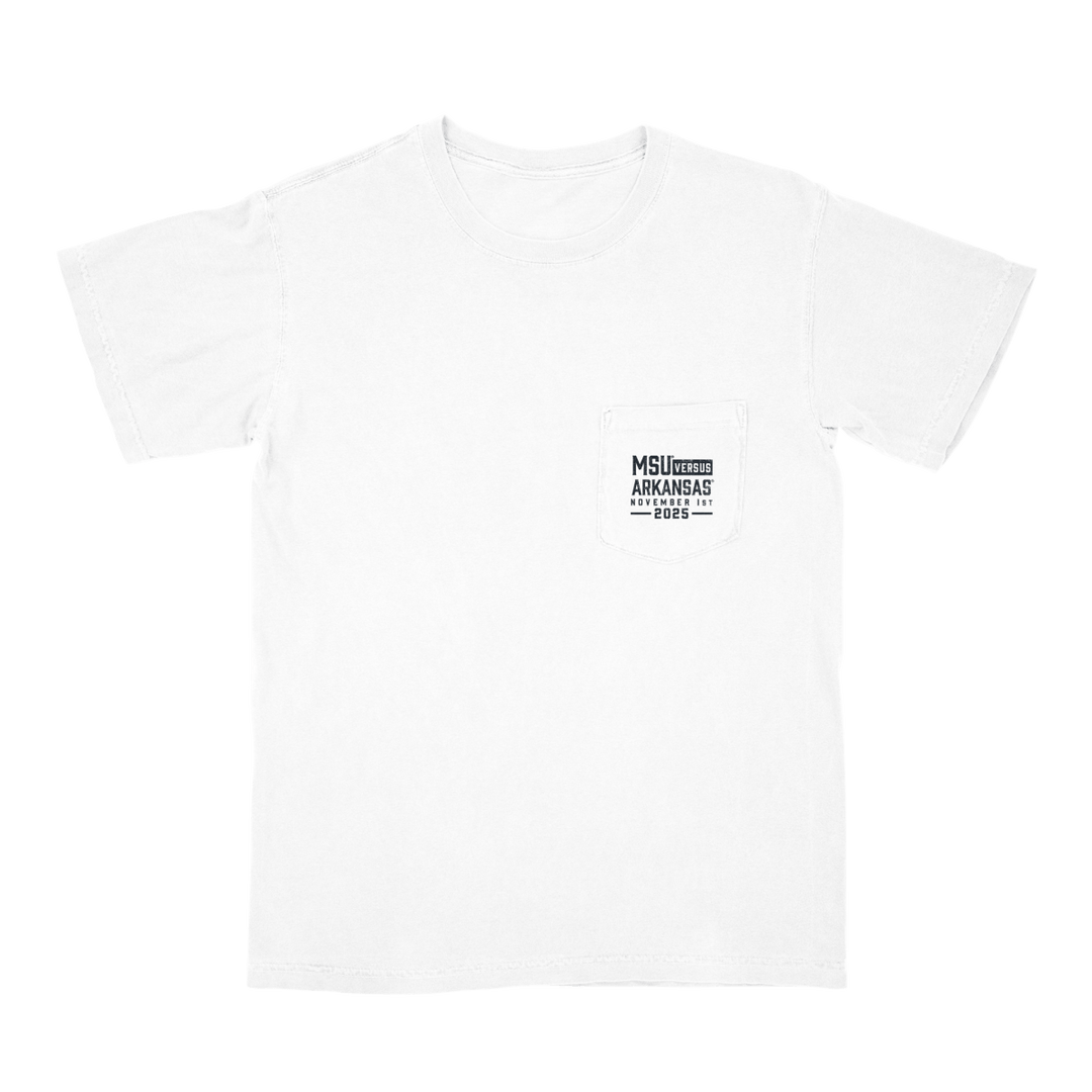 Mississippi State vs. Arkansas Game Day 2025 T-Shirt - Shop B - Unlimited - 