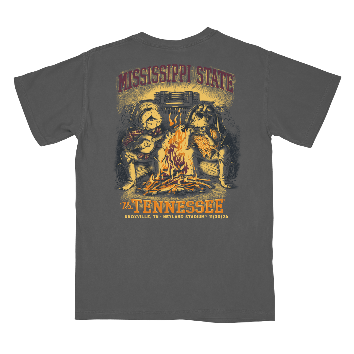 Mississippi State vs. Tennessee Game Day 2024 T-Shirt - Shop B - Unlimited - men tee