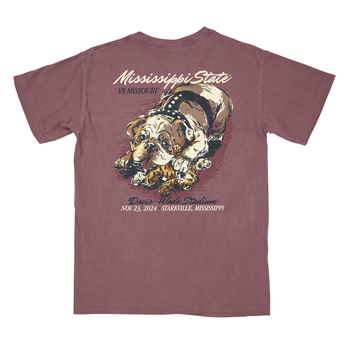 Missouri vs. Mississippi State Game Day 2024 T-Shirt - Shop B - Unlimited - men tee