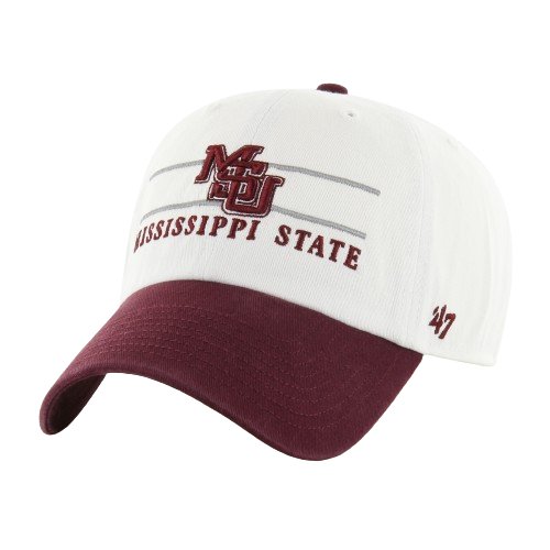 MSU 47 Brand Double Header Interlocking Hat - Shop B - Unlimited - caps adjustable