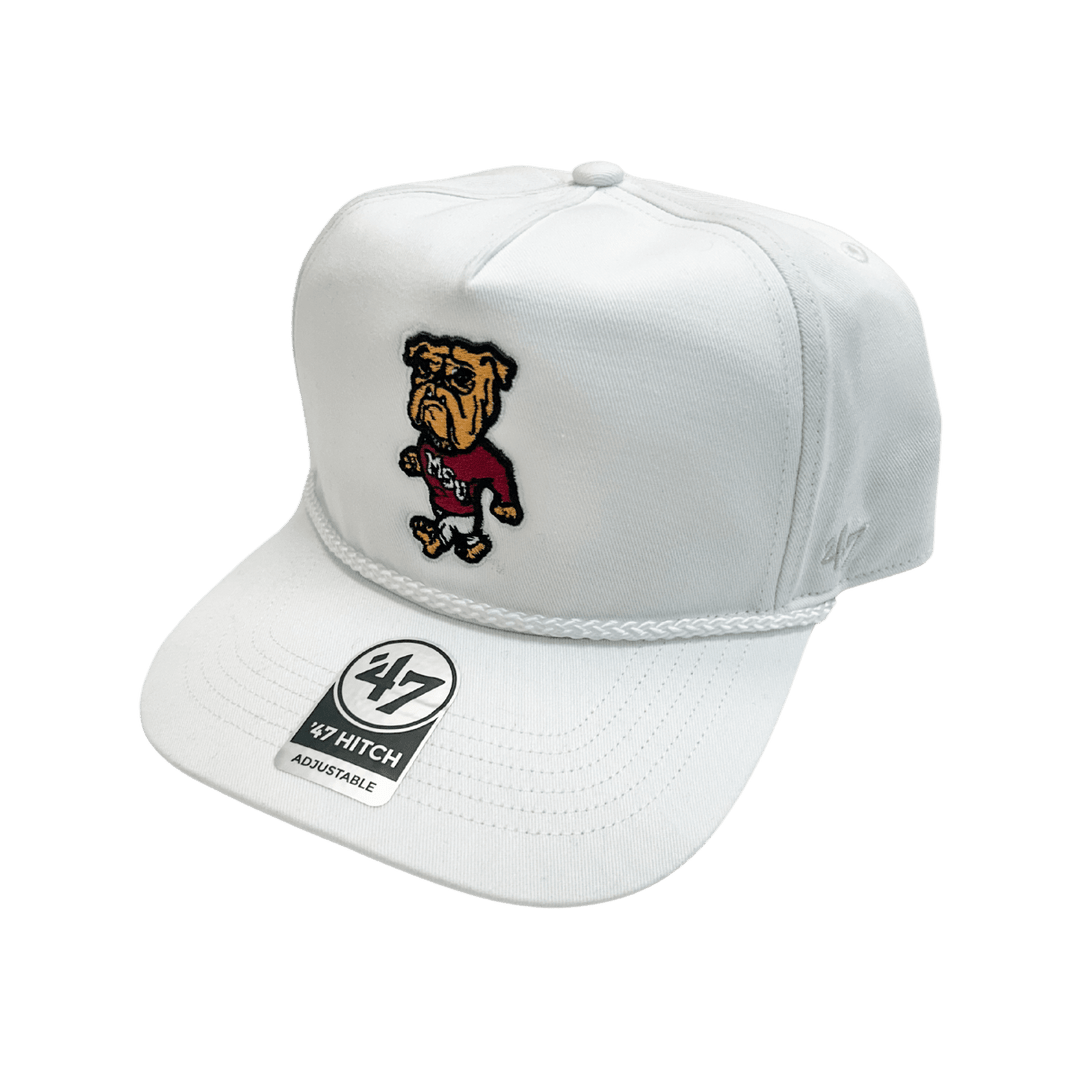 Mississippi State University Bulldogs Baseball Hat - Maroon Adjustable Cap With Embroidered Logo