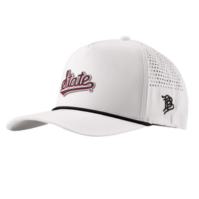MSU Branded Bills State Script 5 Panel Rope Hat - Shop B - Unlimited - caps adjustable