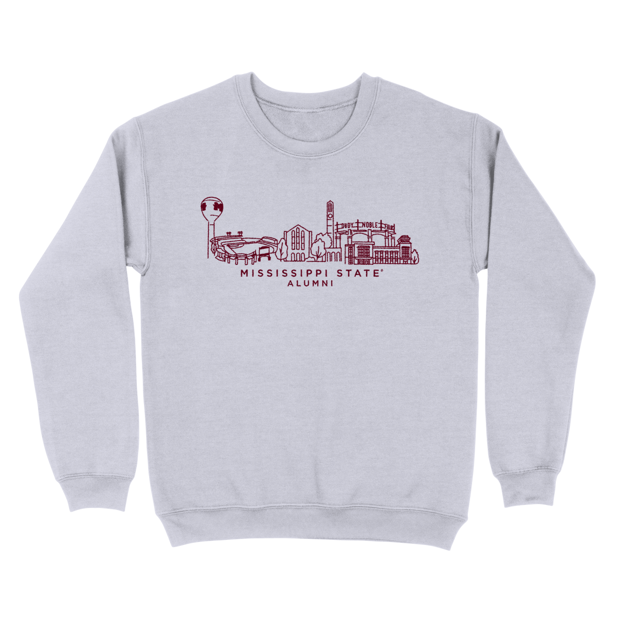 MSU Embroidered Campus Alumni Sweatshirt - Shop B - Unlimited - men fleece
