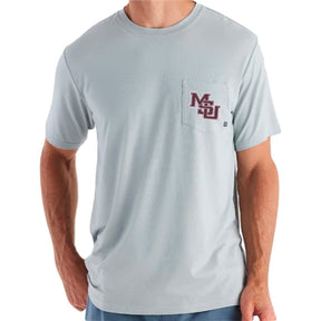 MSU Free Fly Men's Bamboo Flex Interlocking Pocket Tee - Shop B - Unlimited - men tee