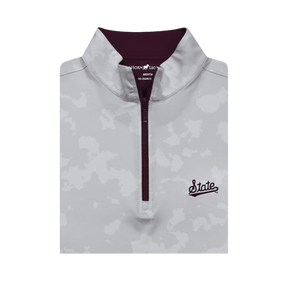 MSU Horn Legend 1/4 Zip Camo Pullover - Shop B - Unlimited - men outerwear