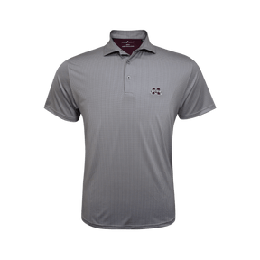 MSU Horn Legend Banner Logo Dot Polo - Shop B - Unlimited - men resort