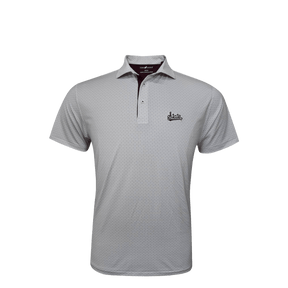 MSU Horn Legend Baseball Pattern Polo - Shop B - Unlimited - men resort