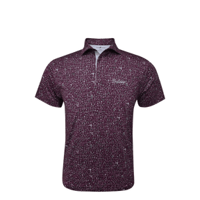 MSU Horn Legend Golf Pattern Polo - Shop B - Unlimited - men resort