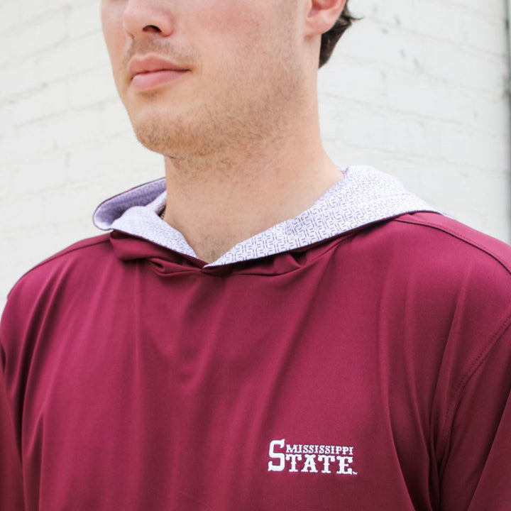 MSU Horn Legend Long Sleeve Hoodie - Shop B - Unlimited - men outerwear