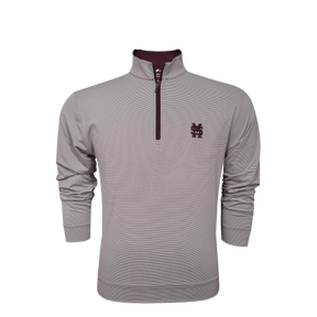 MSU Horn Legend M over S 1/4 Zip Pullover - Shop B - Unlimited - men outerwear