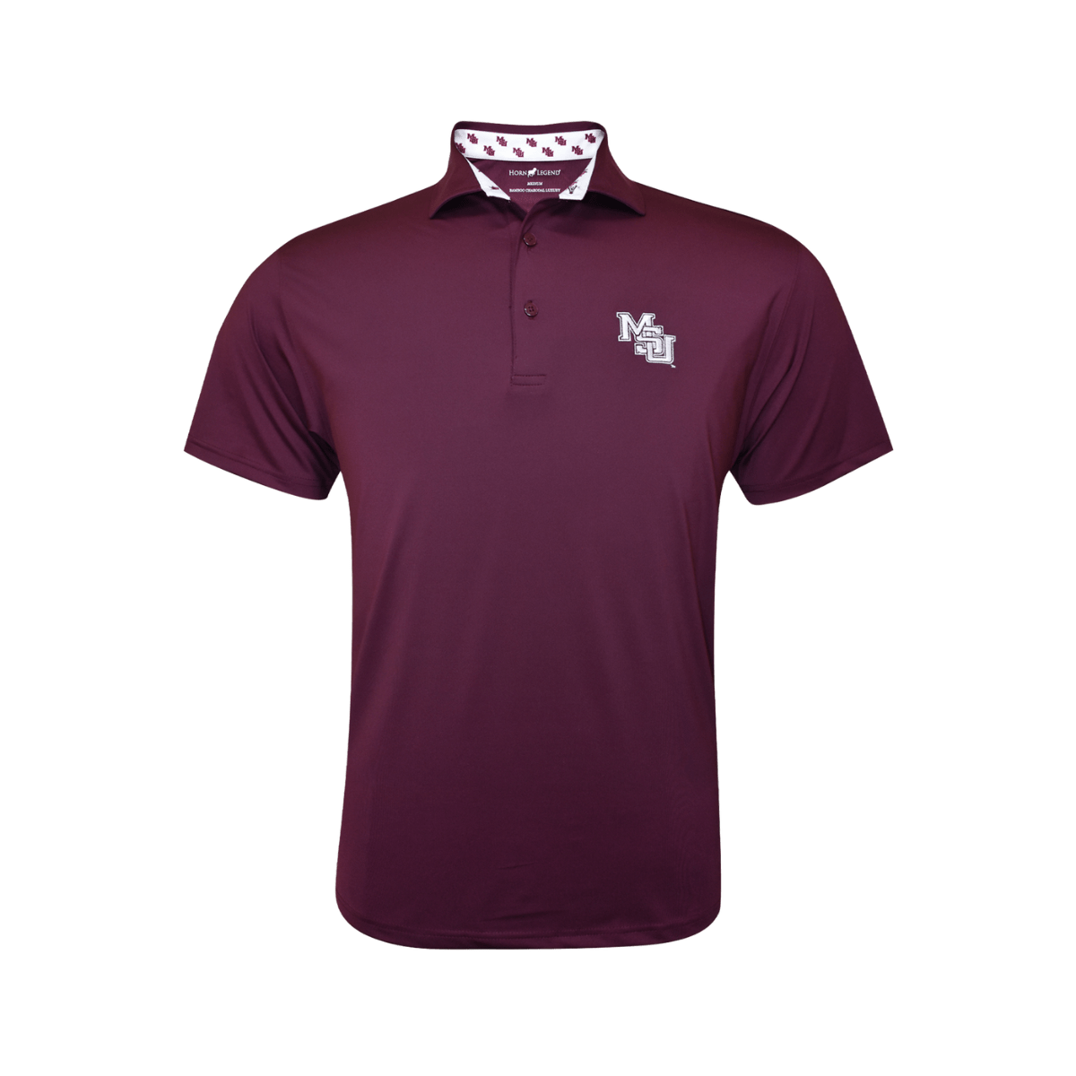 Mississippi State University MSU Solid Interlocking Polo Shop.B Unlimited Shop B Unlimited