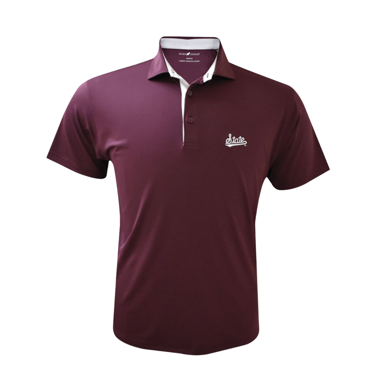 MSU Horn Legend Solid Polo - Shop B - Unlimited - men resort