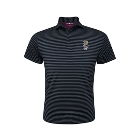 MSU Horn Legend Walking Bully Stripe Polo - Shop B - Unlimited - men resort