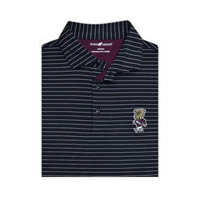 MSU Horn Legend Walking Bully Stripe Polo - Shop B - Unlimited - men resort