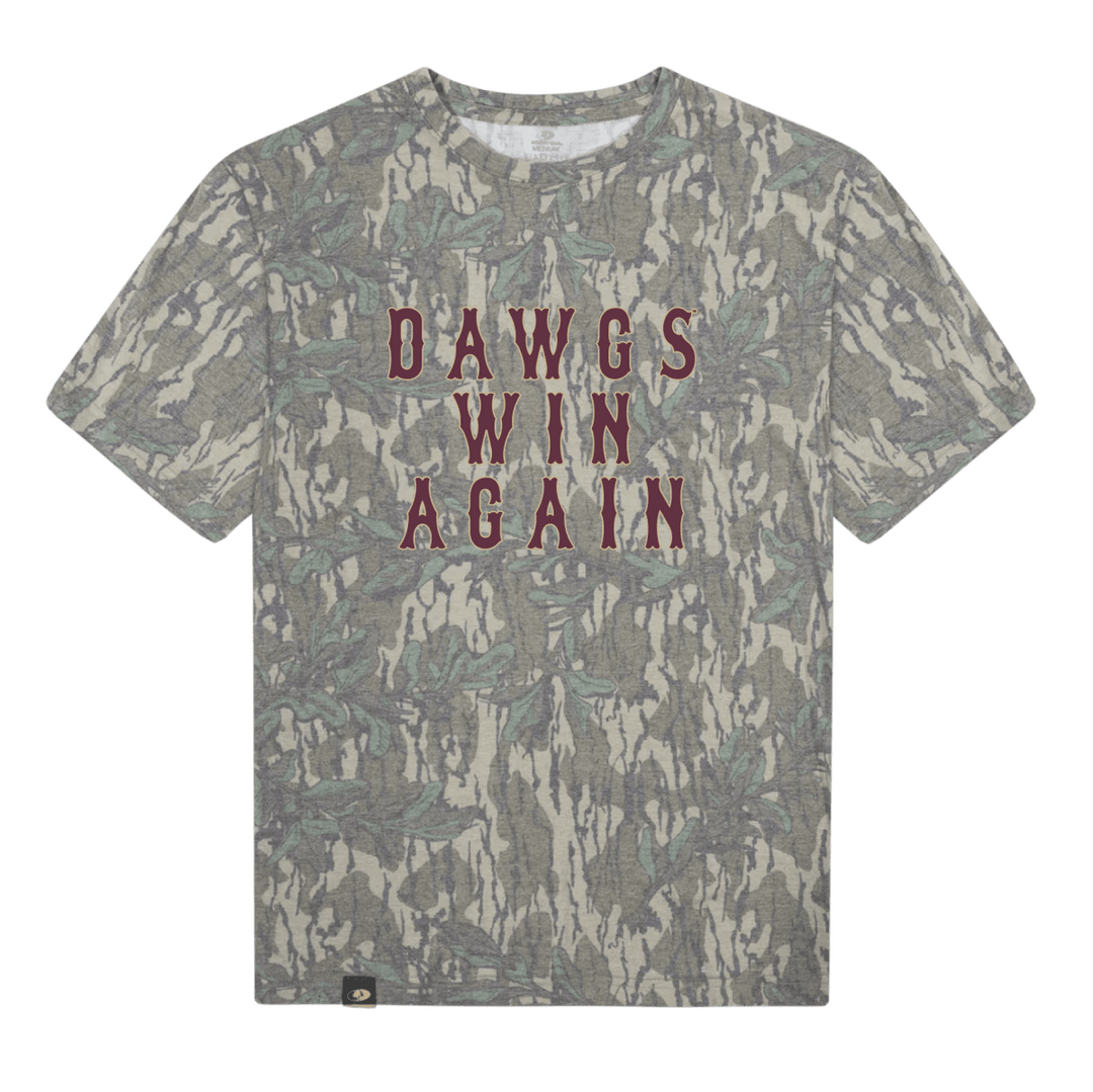 MSU Mossy Oak Dawgs Win Again Kids T-Shirt - Shop B - Unlimited - men tee