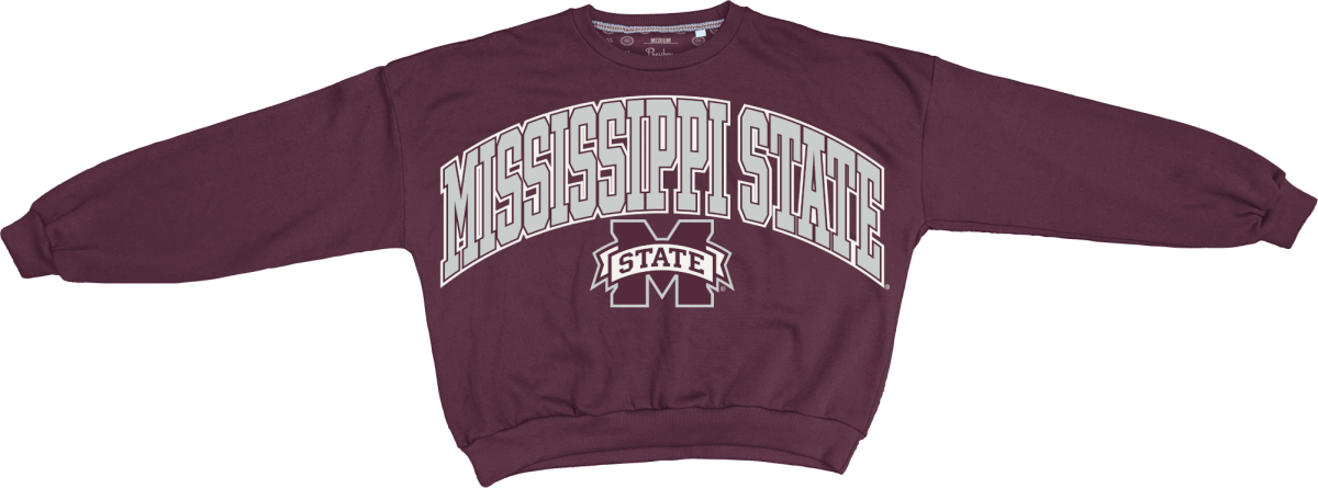 MSU Pressbox Arch Logo Janise Sweatshirt - Shop B - Unlimited - men fleece