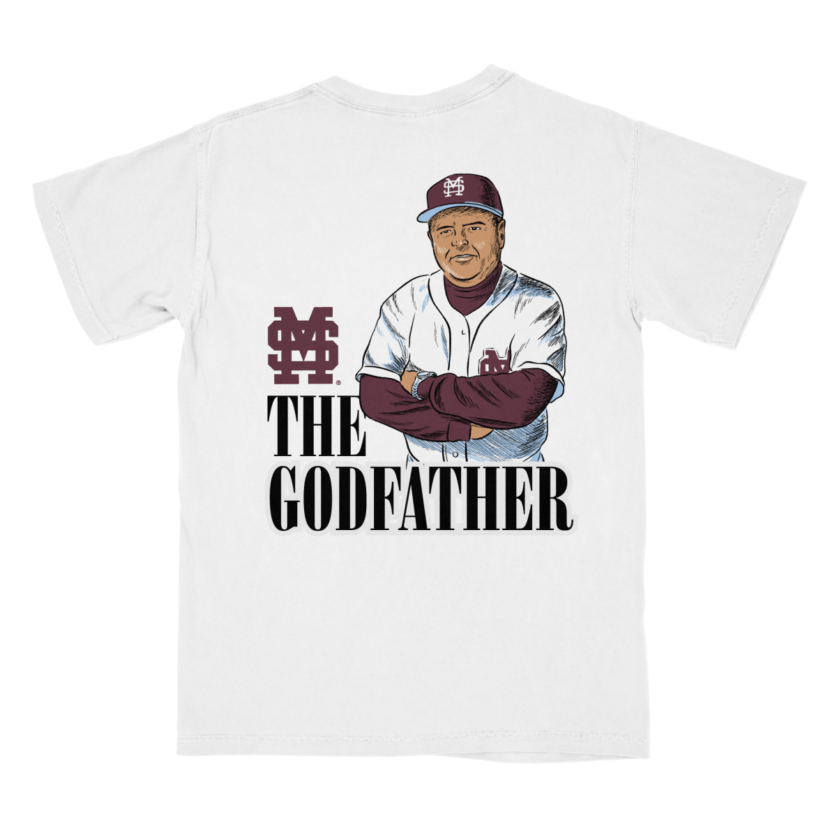 MSU Ron Polk The Godfather T-Shirt - Shop B - Unlimited - men tee