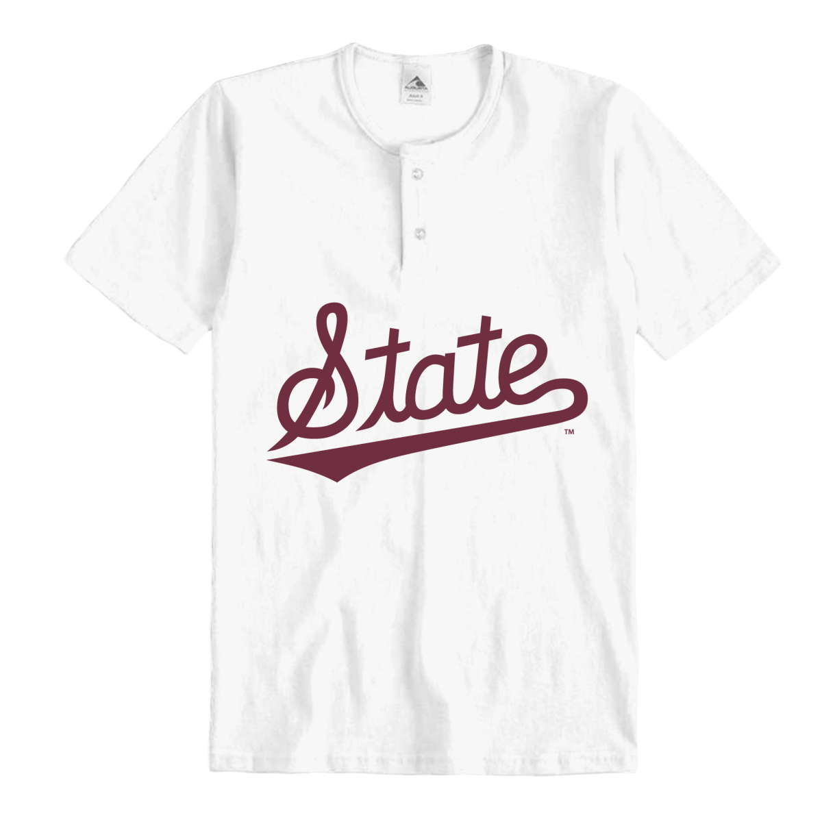 MSU State Script Henley - Shop B-Unlimited