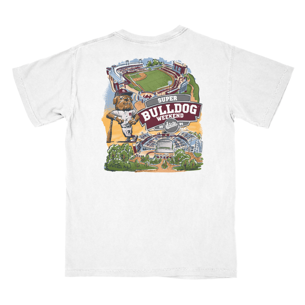 MSU Super Bulldog Weekend 2024 Adult T-Shirt - Shop B-Unlimited
