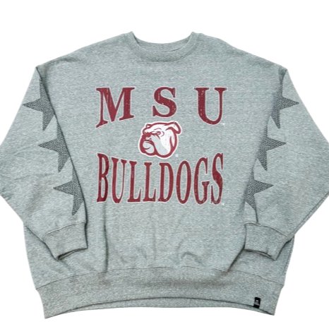 MSU Wynn Star Embellished Pullover - Shop B - Unlimited - women fleece