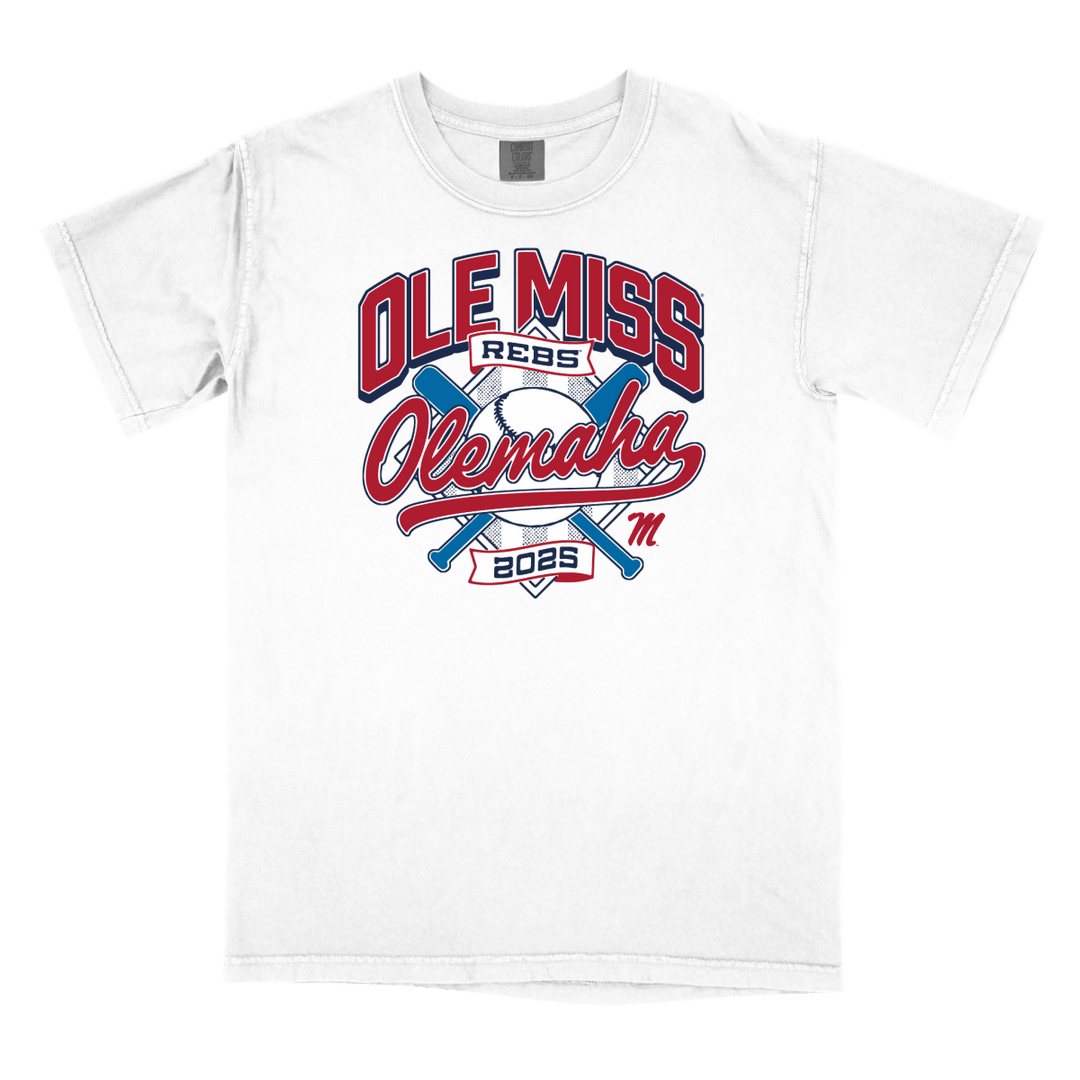 Ole Miss 2025 Baseball Regional Olemaha T-Shirt - Shop B - Unlimited - 