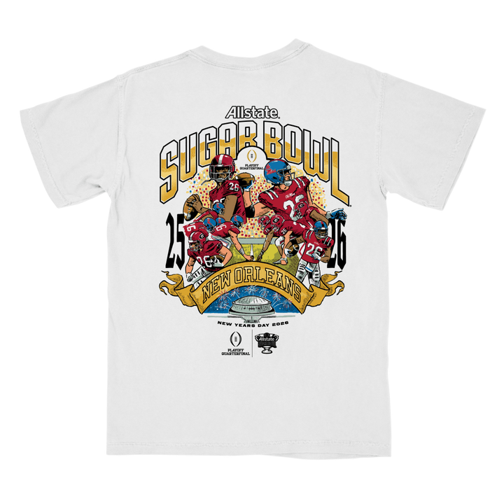 Ole Miss 2026 Allstate Sugar Bowl Adult T-Shirt - Shop B - Unlimited - 