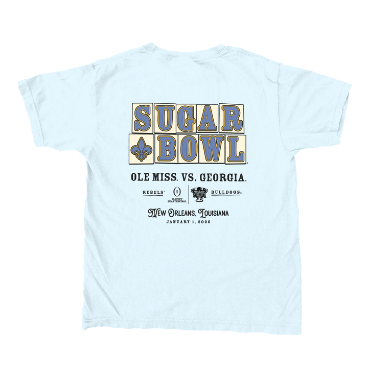 Ole Miss 2026 Allstate Sugar Bowl Street Tiles Youth T-Shirt - Shop B - Unlimited - 