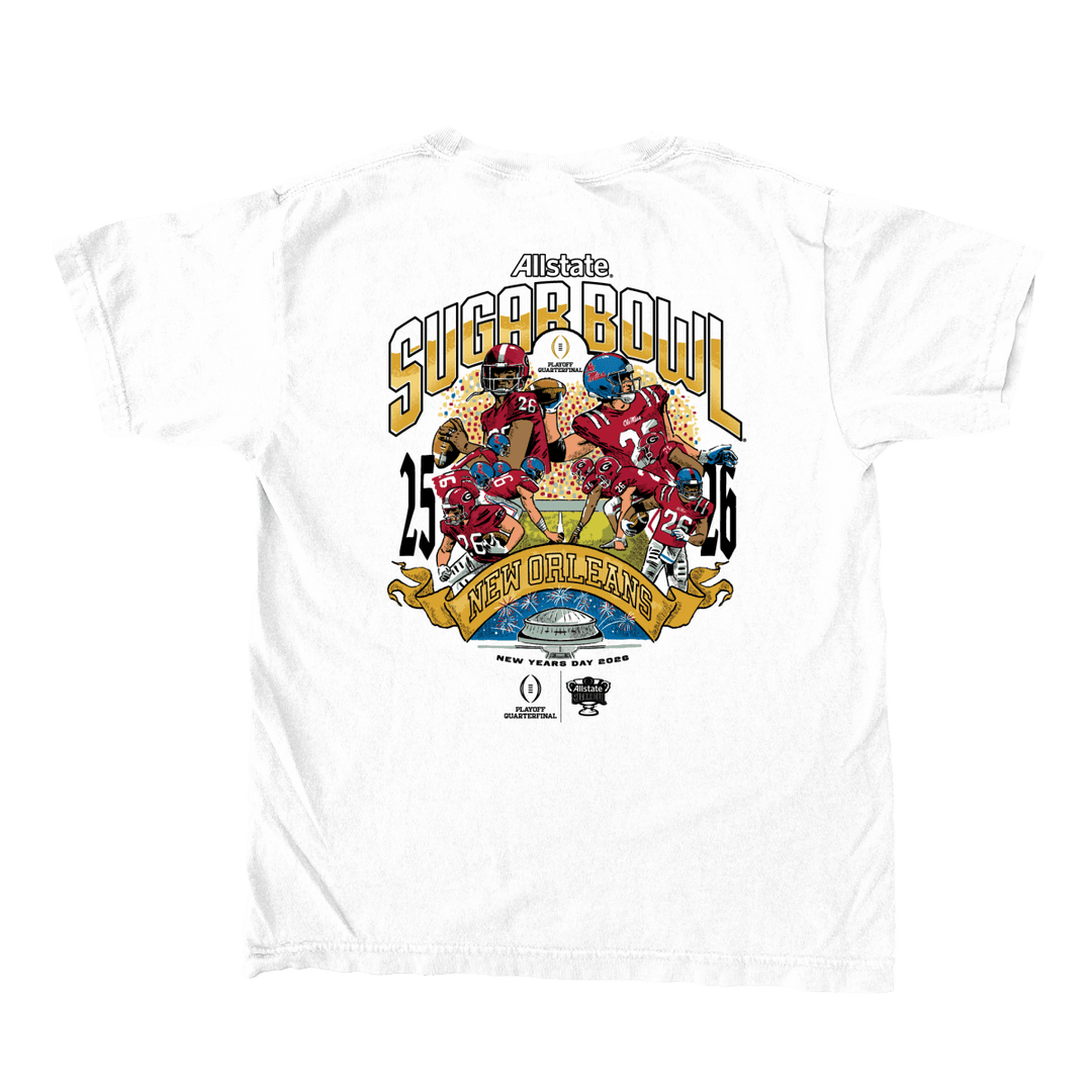 Ole Miss 2026 Allstate Sugar Bowl Youth T-Shirt - Shop B - Unlimited - 