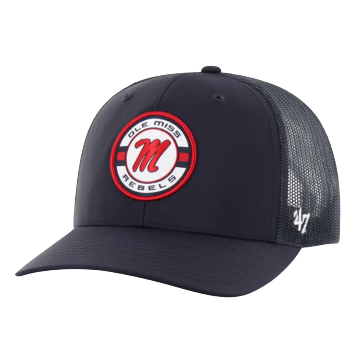 Ole Miss 47 Brand Berm Trucker Hat - Shop B - Unlimited - caps adjustable