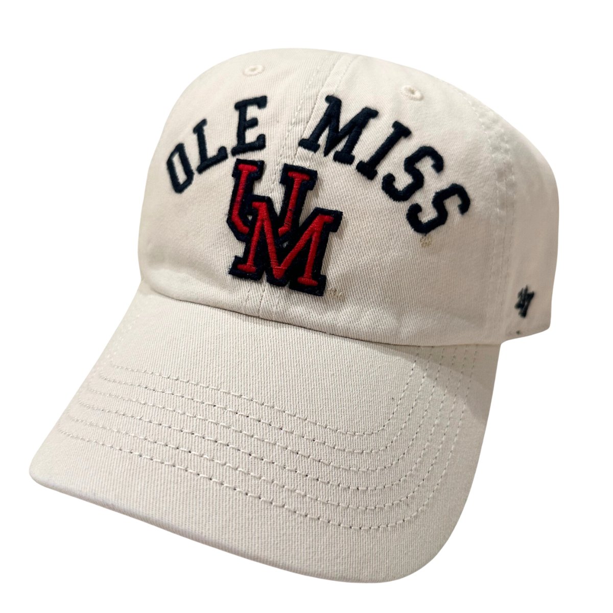 Ole Miss 47 Brand Clubhouse Clean Up Hat - Shop B - Unlimited - caps adjustable