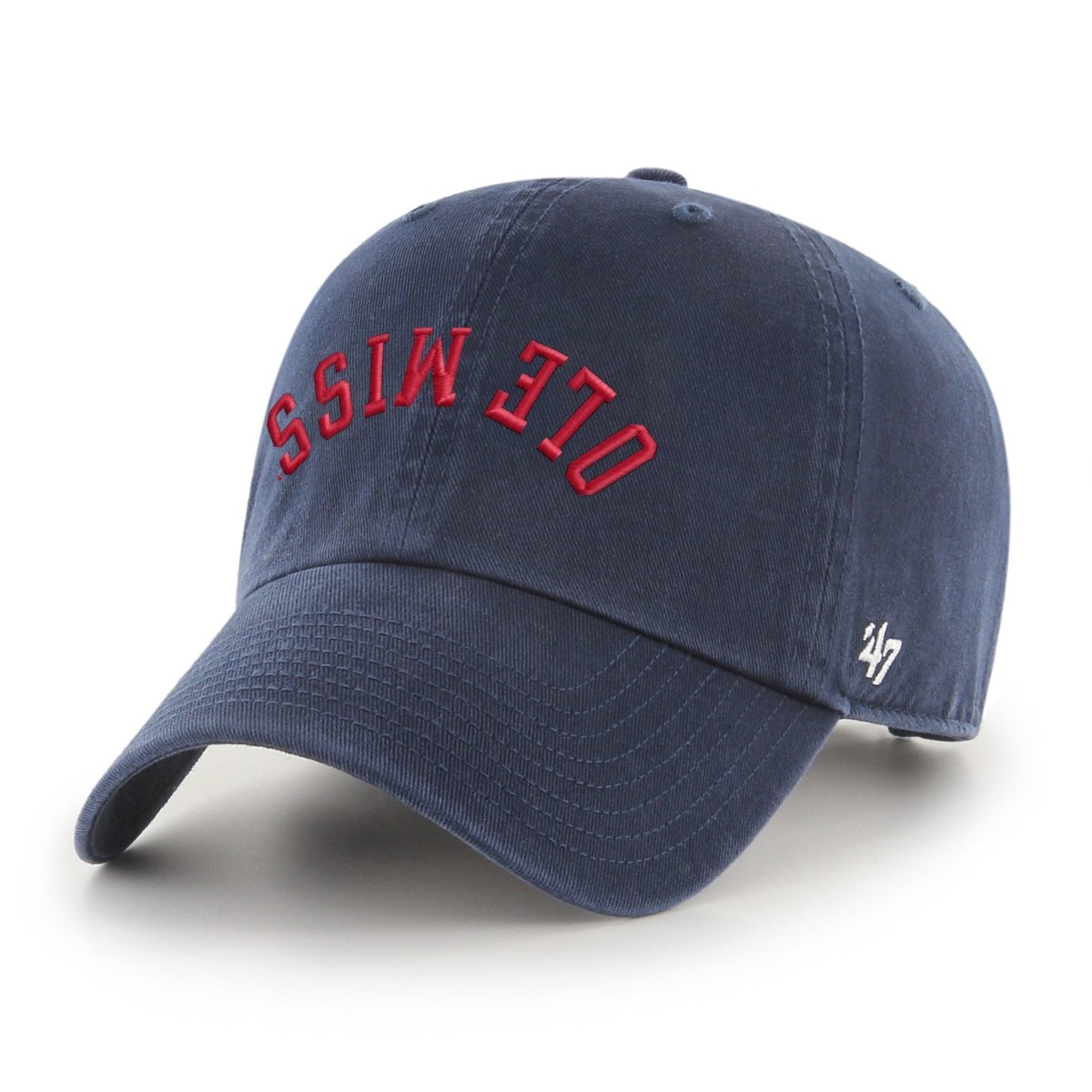 Ole Miss 47 Brand Upside Down Clean Up Hat - Shop B - Unlimited - caps adjustable