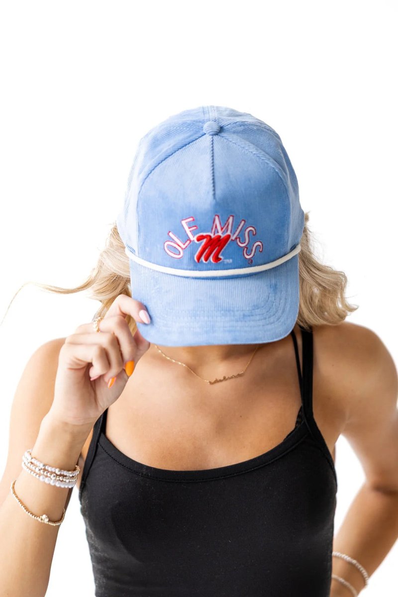 Ole Miss Abel Arch Vintage Corduroy Hats - Shop B - Unlimited - 
